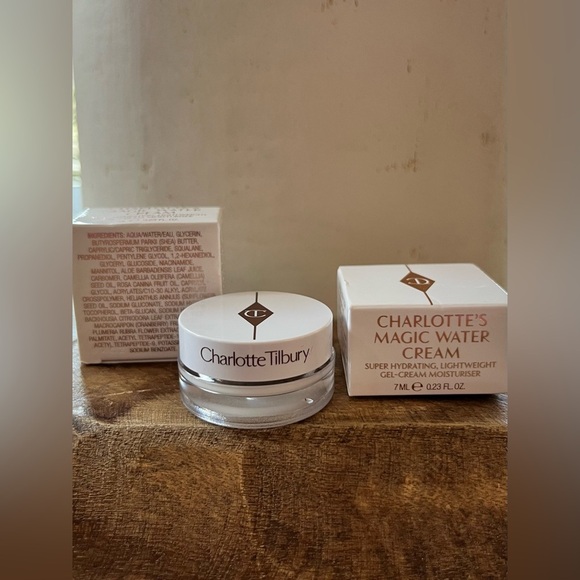 Charlotte Tilbury Charlottes Magic Water Cream Moisturizer Pack of 2 Mini 7ml - Picture 6 of 9